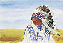 #464 ~ Sjolseth-Carter - [Felix Poucett, Stoney from Morley Alberta] Blackfoot Crossing