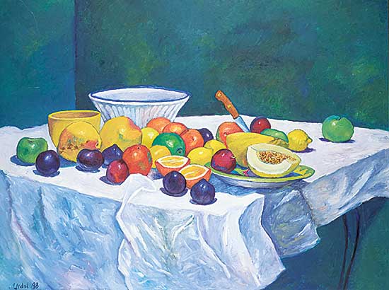 #1019 ~ Alcolea - Untitled - Still Life with Fruit
