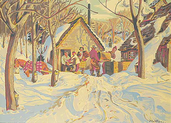 #1045 ~ Cloutier - Sugar Time, Quebec