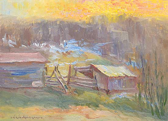 #1053 ~ de Grandmaison - Autumn Sundown [Alberta]