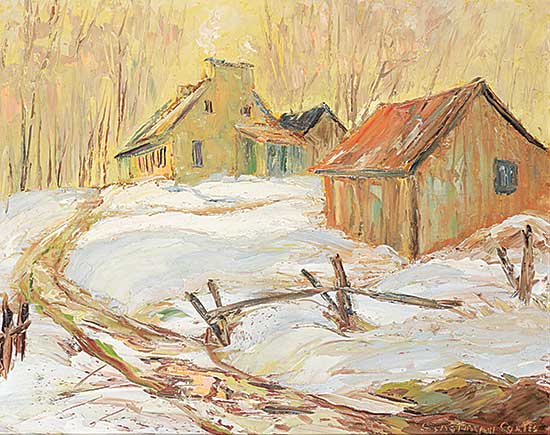 #1061 ~ Eastman-Coates - Birthplace of Sir Basil Adolphe Routhier, St. Placide, Quebec