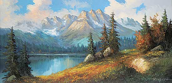 #1078 ~ Forseth - Untitled - Mountain Lake