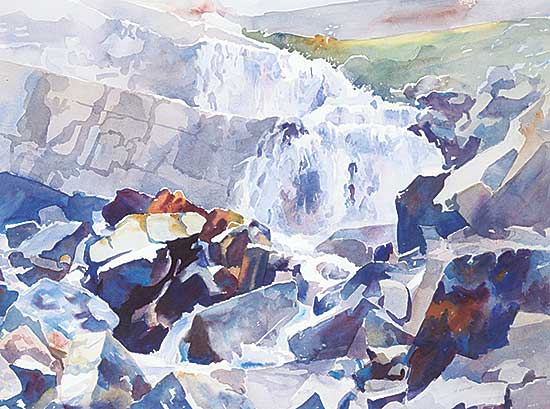 #1096 ~ Heine - Falls near Lake Oesa