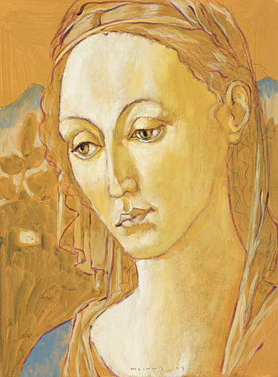 #1136 ~ McInnis - Untitled - Lady with a Veil