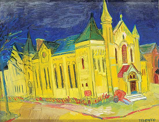 #1143 ~ Monro - 33, Church Near the Art Gallery of Toronto [A]