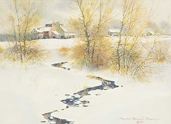 #1153 ~ Olsen - Untitled - After the Snow