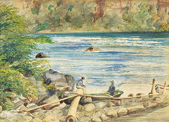 #1200 ~ Westmacott - The Ferry Across the Niagara River