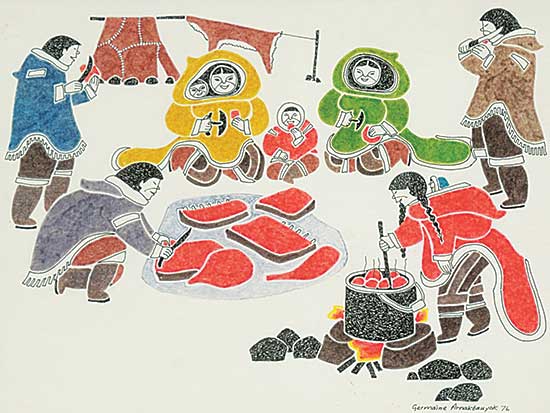 #21 ~ Arnaktauyok - Untitled - Preparing the Meal