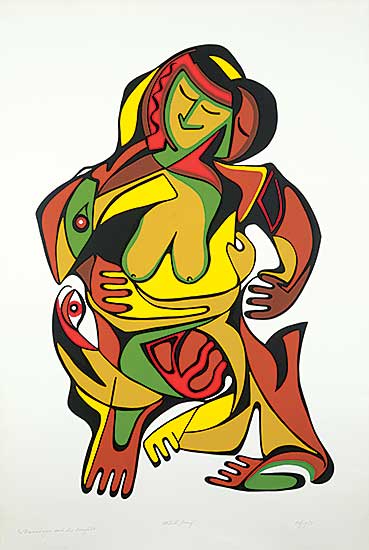 #89 ~ Odjig - Nanabajou and His Daughter  #Artist's Proof