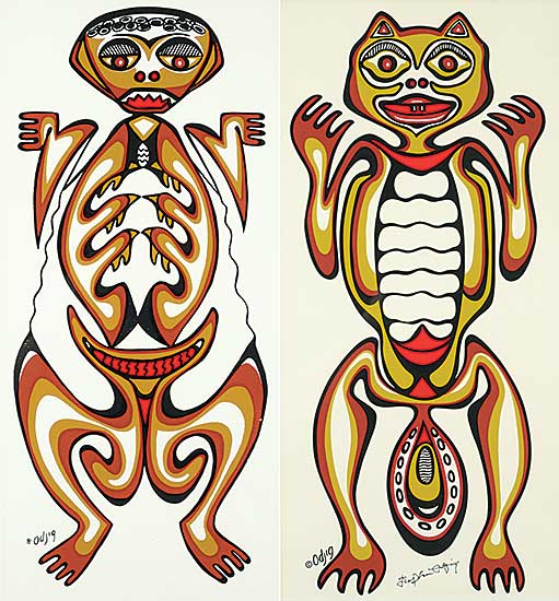 #106 ~ Odjig - Untitled - Frog Spirit