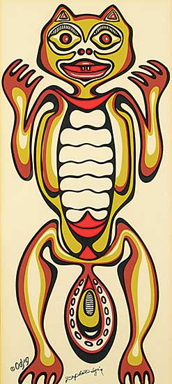 #107 ~ Odjig - Untitled - Beaver Spirit