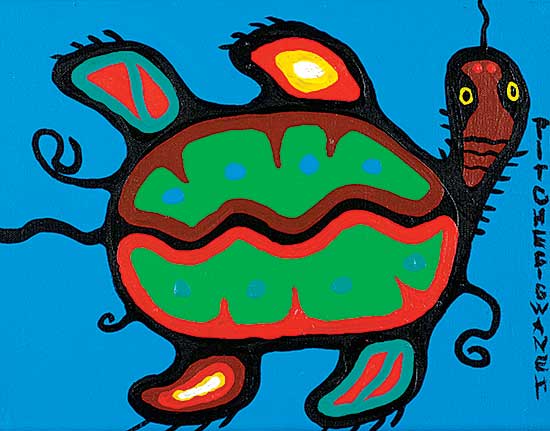 #120 ~ Pitchegigwaneh - Untitled - Turtle