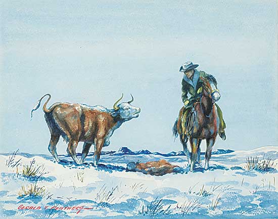 #143 ~ Tailfeathers - Untitled - The New Calf