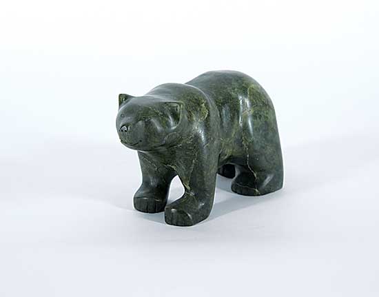 #148 ~ Totan - Untitled - Green Stone Bear