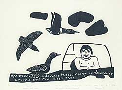 #25 ~ Inuit - Hunter and Loons  #8/40