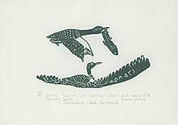 #26 ~ Inuit - Feeding Loons  #45/70