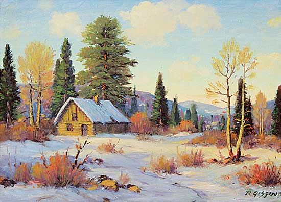 #43 ~ Gissing - Log Cabin