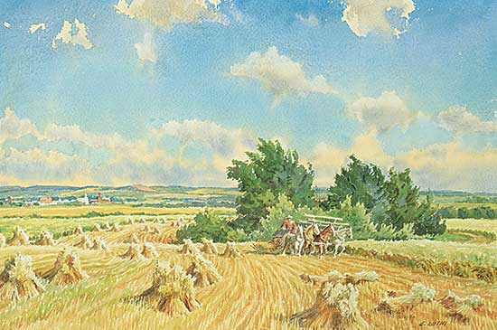 #69 ~ Luthi - Old Time Harvest Near Strasbourg