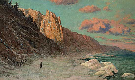 #95 ~ Ross - Untitled - The Scarborough Bluffs, Toronto 1908