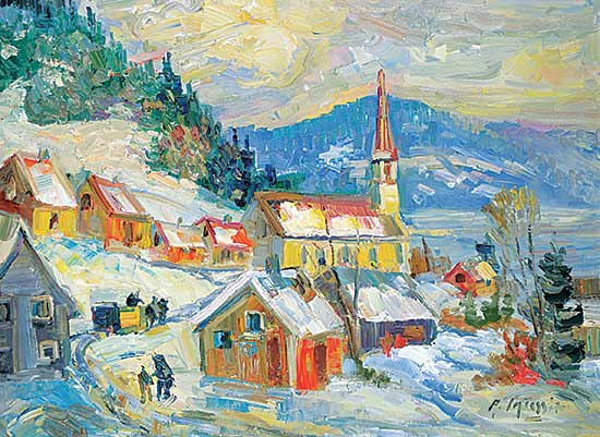 #107 ~ Tatossian - Village Quebecois Hiver