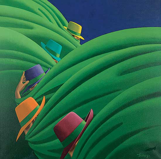 #107.1 ~ Theberge - Les Foulards Verts