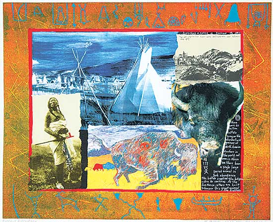 #217 ~ Poitras - Buffalo Hierophany  #AP