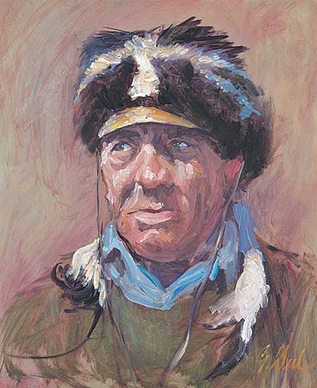 #308 ~ Deel - Untitled - Portrait of a Skilled Trapper
