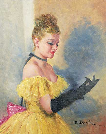 #309 ~ Fried - Black Gloves