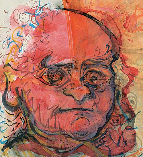#402 ~ Amos - Portrait of William Blake