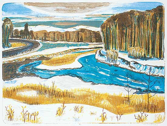 #499 ~ Snow - Elbow River  #18/50