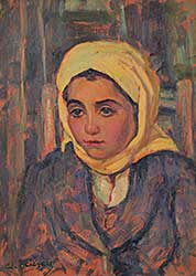 #311 ~ Iliescu - Untitled - Peasant Girl