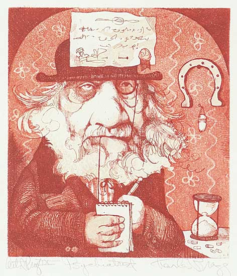 #1027 ~ Bragg - Psychiatrist  #artist proof IX