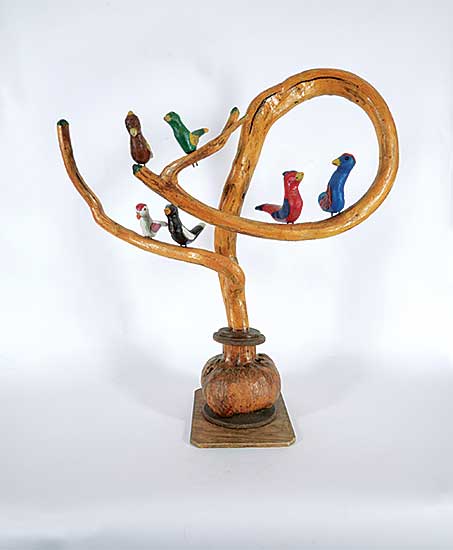 #1136 ~ Rentz - Untitled - Birds on a Tree