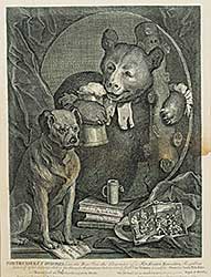 #1071 ~ Hogarth - The Bruiser, C. Churchill (once the Rev.d!) in the character of the Russian Hercules