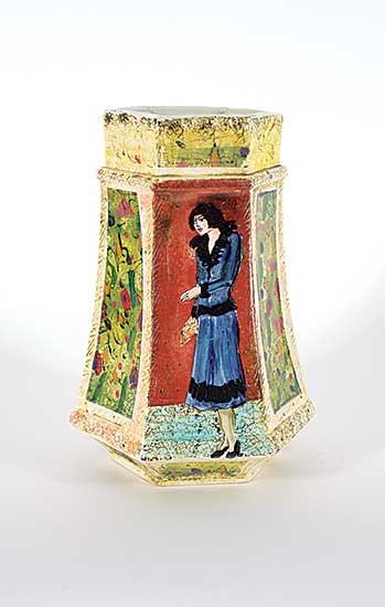 #51 ~ Hiemstra - Untitled - Vase with Women and Flowers