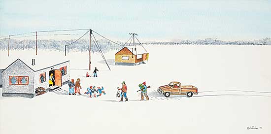 #107 ~ Muskego - Untitled - Returning from the Hunt