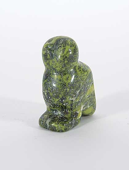 #192 ~ School - Untitled - Small Green Owl #192 ~ School - Untitled - Small Green Owl