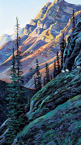 #65 ~ Kiss - Untitled - Mountain Goats at Dusk