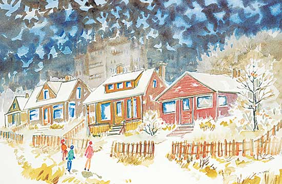 #77 ~ Mitchell - Winter Walk, Hillhurst