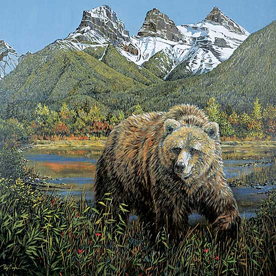 #84 ~ Ough - Untitled - Grizzly Bear and the Three Sisters