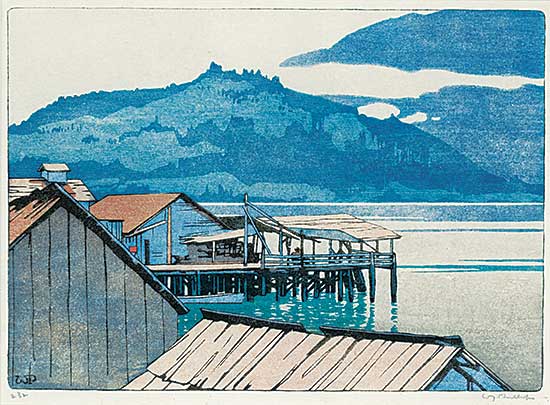 #88 ~ Phillips - The Waterfront, Alert Bay, British Columbia  #232/250