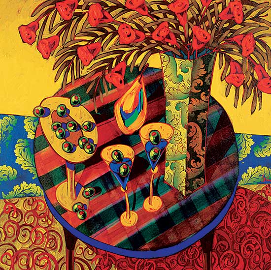 #216 ~ Leier - Martinis and Roses in the Mustard Room