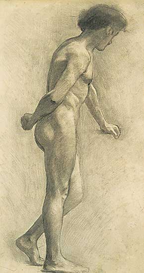 #304 ~ de la Fresnaye - Untitled - Male Nude