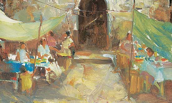 #315 ~ Kelley - Market at Tepoztlan, Mexico