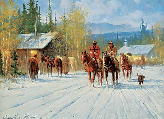 #321 ~ Roberts - Untitled - Frontier Town