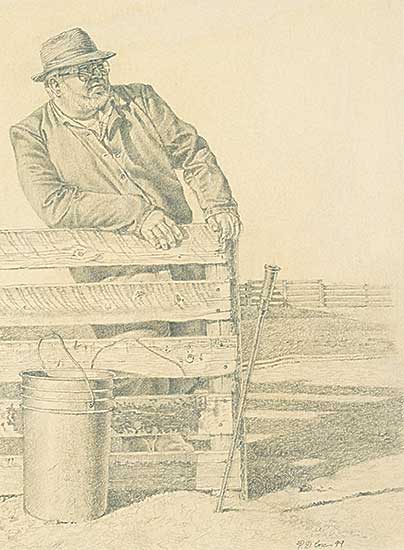 #407 ~ Cox - Untitled - Springview Sketch [Gooseman]