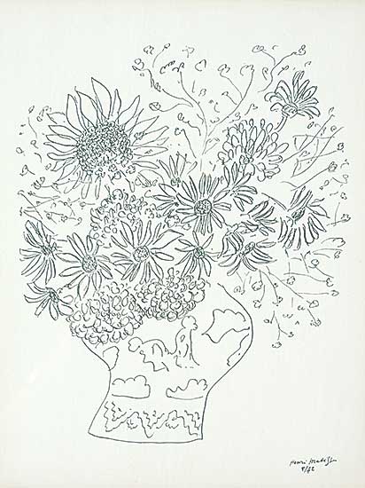 #433 ~ Matisse - Untitled - Floral Still Life  #8/42