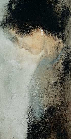 #445 ~ Sanchez - Untitled - Pearl Earring