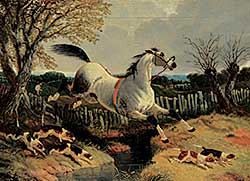 #312 ~ Herring II - Untitled - Horse and Hounds