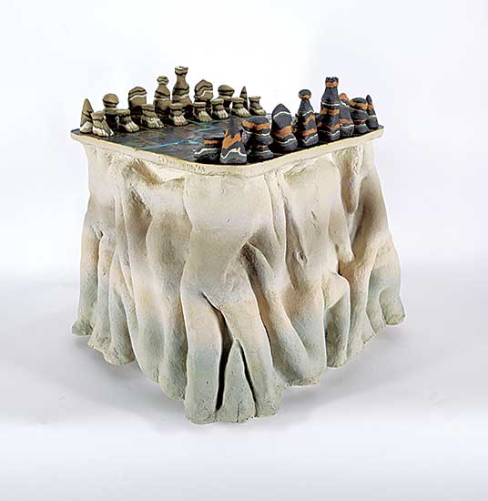 #1012 ~ Beug - Untitled - Human Forms Chess Set
